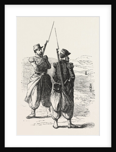 French Infantry of the Line 1854 by Anonymous
