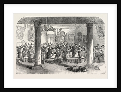 The Crimean War: Dejeuner to the 89th Regiment in the Town-Hall at Waterford Previous to Their Departure for the Crimea 1854 by Anonymous