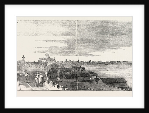 View of London from the Roof of Arundel House UK 1646 by Anonymous