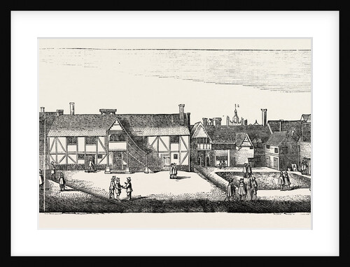 South View of Arundel House in 1646 London UK by Anonymous