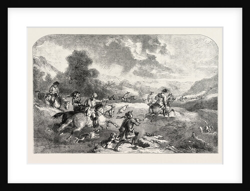 Stag-Hunting in the Reign of George II. From a Painting by Frederick Tayler by Anonymous