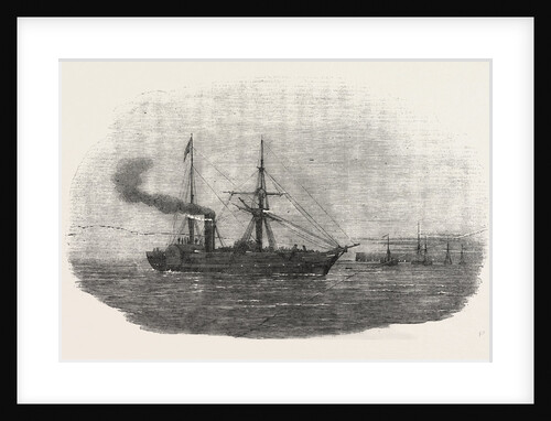 The Crimean War: The Europa Steamship Leaving Kingstown with the 90th Regiment on Board for the Seat of War 1854 by Anonymous