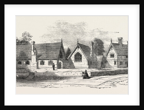 Reigate New National Schools UK 1854 by Anonymous