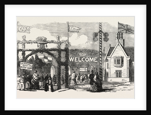 Entrance to Hawkstone Park 1854 by Anonymous