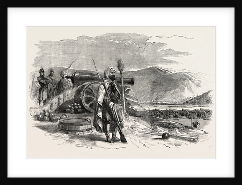 The Crimean War: Spahi (Algerian Troops) French Battery on the Heights of Balaclava 1854 by Anonymous