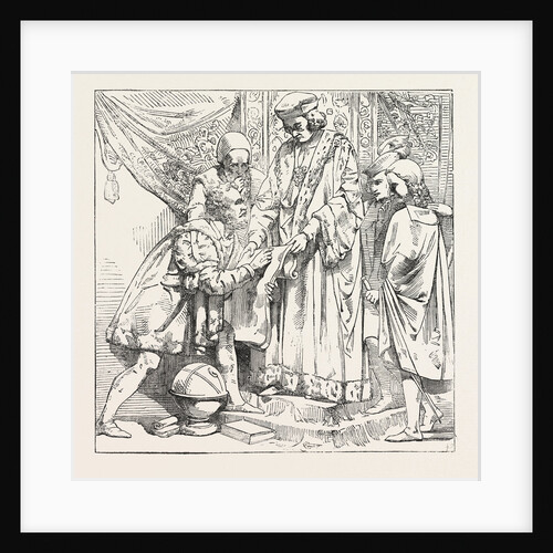 Sebastian Cabot Before Henry VII. by Anonymous