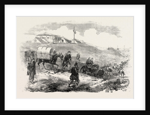 The Crimean War: French Ambulances Before Sebastopol 1854 by Anonymous