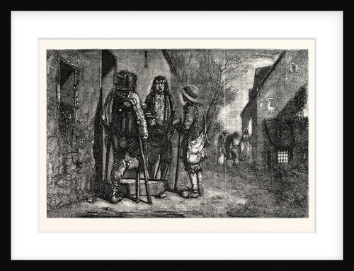 Christmas Eve in Britany 1854 by Anonymous