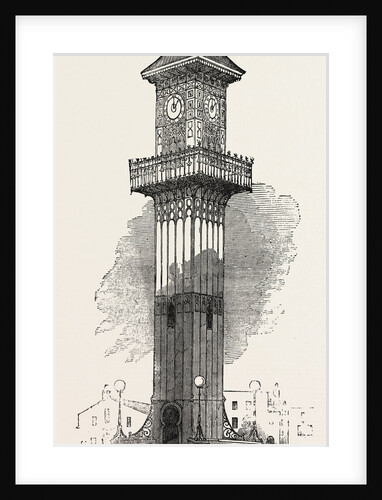 Cast Iron Clock-Tower for Geelong 1854 by Anonymous