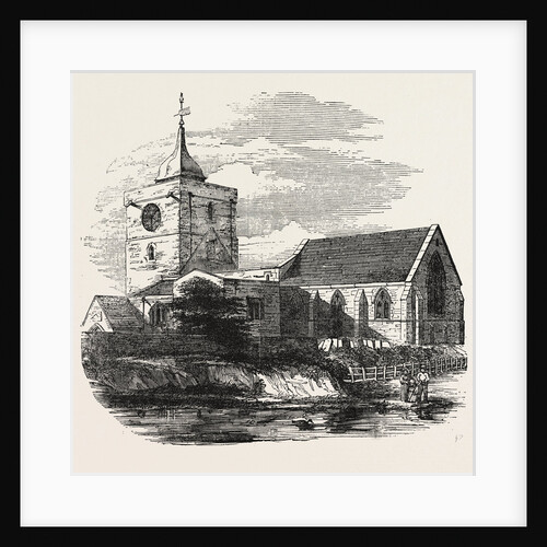 Ponteland Church Northumberland 1854 by Anonymous