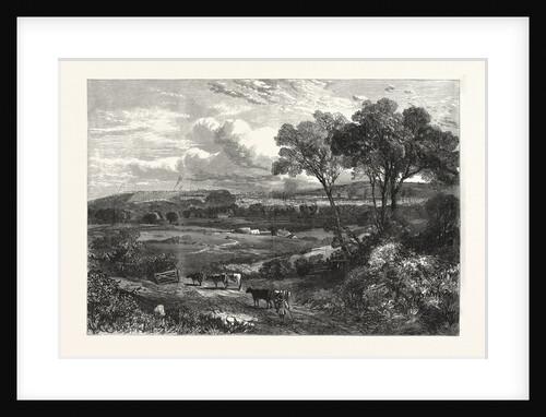 The British Association for the Advancement of Science: The Town of Nottingham, from the Ruddington Hills, 1866 by Anonymous