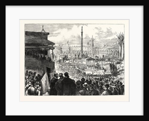 Laying the Foundation Stone of the New Municipal Buildings, Glasgow, UK, 1883 by Anonymous
