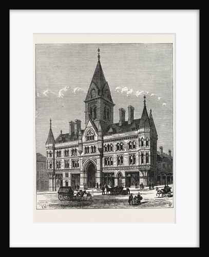Market Hall, Huddersfield, UK, 1883 by Anonymous