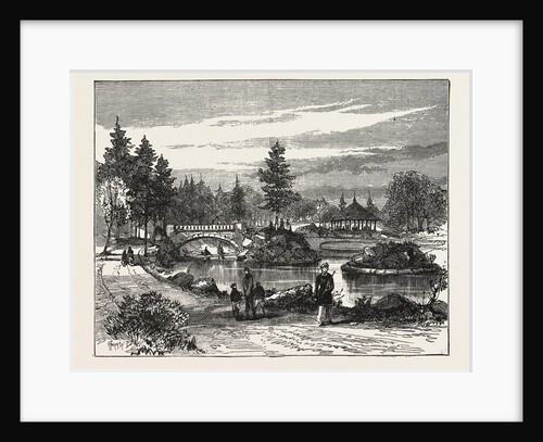 Ornamental Water, Beaumont Park, Huddersfield, UK, 1883 by Anonymous