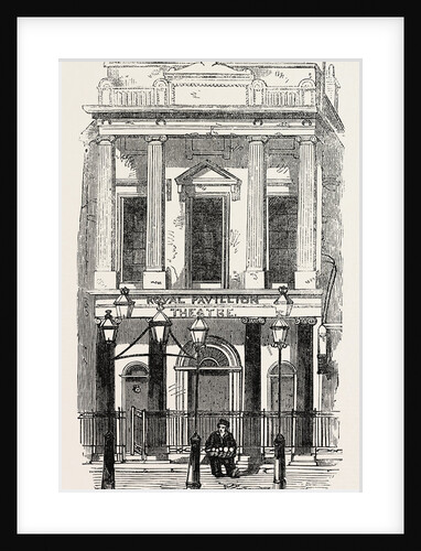 Exterior of the Pavilion Theatre, Whitechapel, London, 1856 by Anonymous