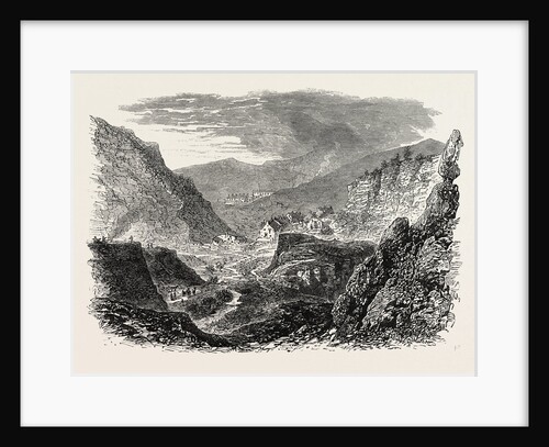 The British Association at Bath: The Village and Quarries of Holwell, Near Bath, UK, 1864 by Anonymous