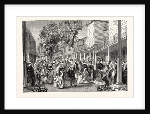 The Promenade on the Pantiles, Tunbridge Wells, Kent, UK, 1864 by Anonymous
