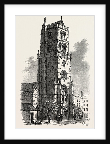 The British Association at Dundee: Old Steeple, UK, 1867 by Anonymous