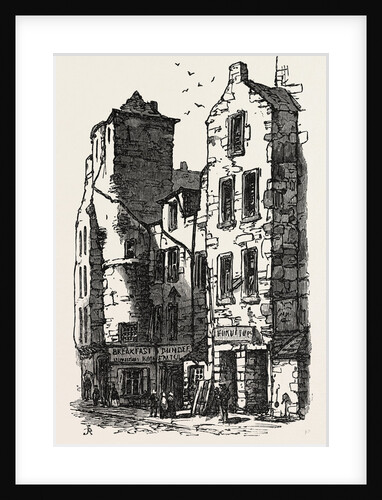 The British Association at Dundee: Old Houses, Fish Street, UK, 1867 by Anonymous
