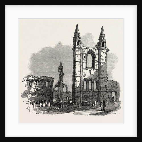 The British Association at Dundee: Cathedral of St. Andrew's, UK, 1867 by Anonymous