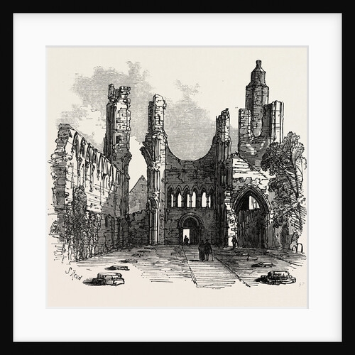 The British Association at Dundee: Arbroath Abbey, UK, 1867 by Anonymous