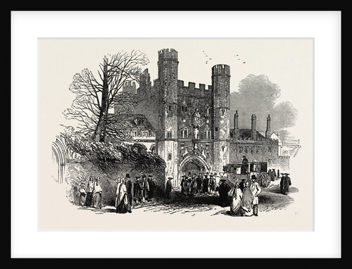 The Cambridge Chancellorship Election: Gateway of St. John's College, UK, 1847 by Anonymous