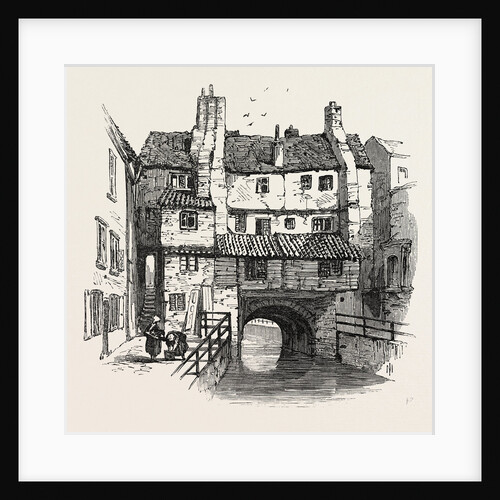 Lincoln: Old Houses, UK, 1869 by Anonymous