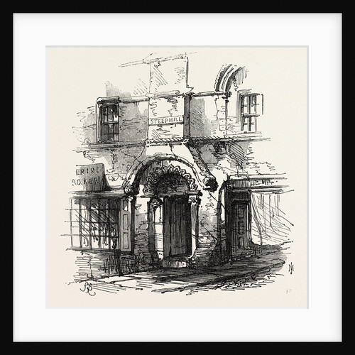 Lincoln: The Jews' House, UK, 1869 by Anonymous