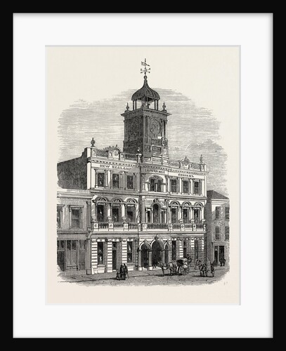New Zealand Insurance Office, Queen Street, Auckland, 1873 by Anonymous