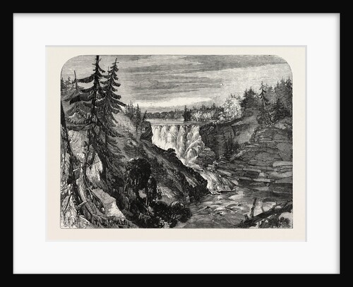 The Canadian Red River Exploring Expedition: Kakabika (or Grand) Falls, Kaminitiquia River, Lake Superior, 1858 by Anonymous