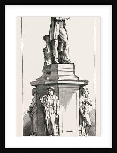 Statue of Mr. John Cockerill at Seraing, Belgium, 1871 by Anonymous
