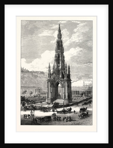 The Scott Monument, Edinburgh, Scotland, UK, 1871 by Anonymous
