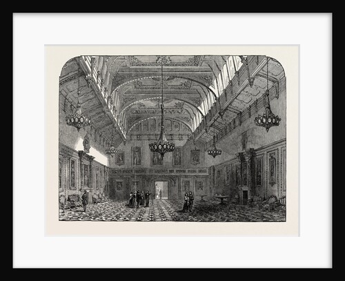 The Return of the Court to Windsor Castle: the Waterloo Chamber by Anonymous