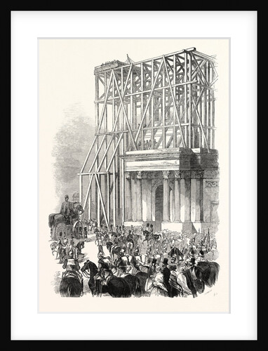 Arrival of the Wellington Statue at the Arch, 1846 by Anonymous