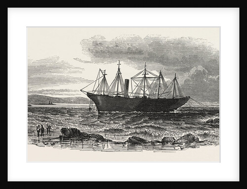 The Great Britain Steamship at Midwater. St. John's Point Lighthouse in the Distance, 1846 by Anonymous
