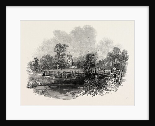 Hatfield Church, from the London Road, 1846 by Anonymous