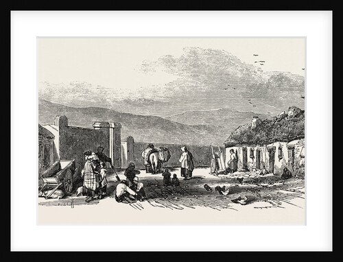 Old Chapel Road, Dungarvan, a Scene of the Late Food Riots, 1846 by Anonymous