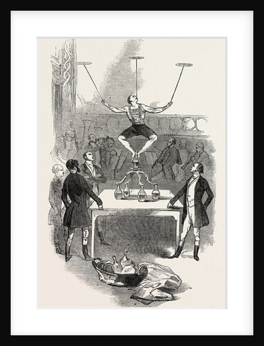 The Great Dutch Equilibrist's Bottle Feat, at Astley's, 1846 by Anonymous