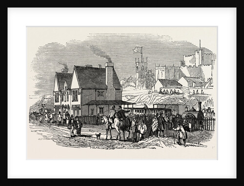 Opening of the Lancaster and Carlisle Railway: Lancaster Station, UK, 1846 by Anonymous