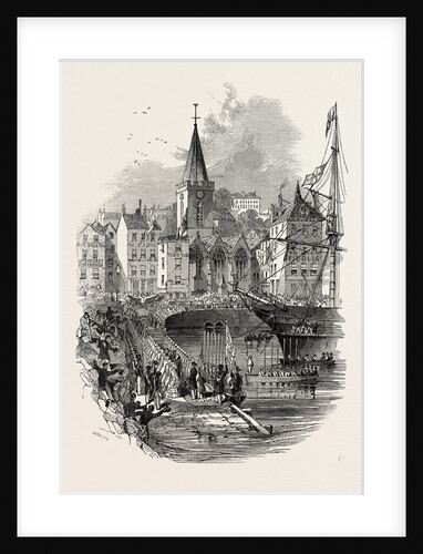 Her Majesty's Visit to Guernsey. The Debarkation. 1846 by Anonymous