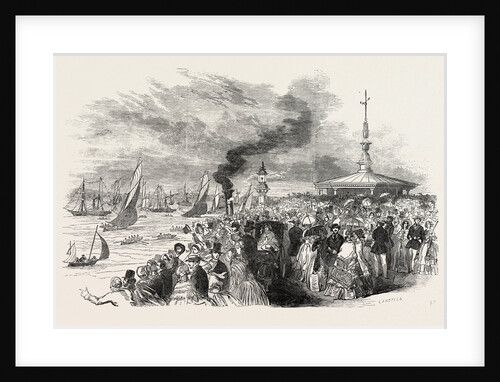 Yachting in the Isle of Wight: Ryde Pier. Royal Victoria Regatta, 1846 by Anonymous