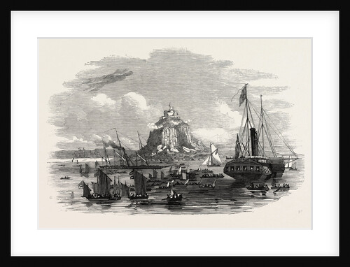 The Royal Yachts Off St. Michael's Mount by Anonymous