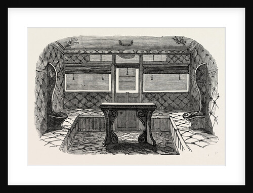 Interior of Compartment of First-Class Carriage, 1847 by Anonymous