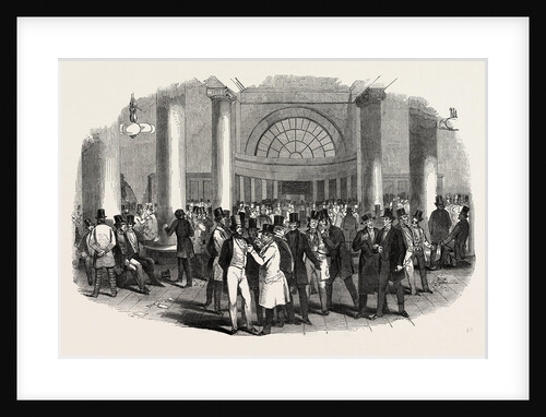 Stock Exchange, the Interior, UK, 1847 by Anonymous