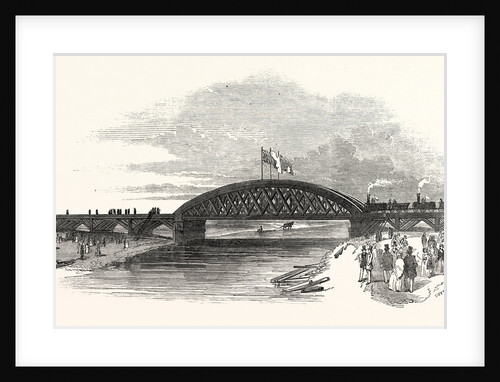 The East Anglian Railway: Viaduct Across the Ouse, UK, 1847 by Anonymous