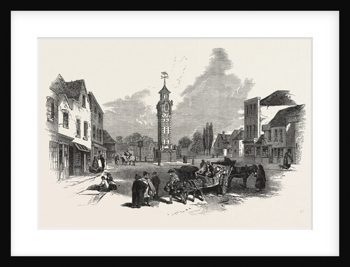 The New Clock Tower, at Epsom, UK, 1847 by Anonymous