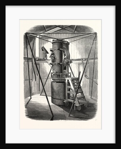 Perspective View of the Altitude and Azimuth Instrument at the Royal Observatory, Greenwich, London, 1847 by Anonymous
