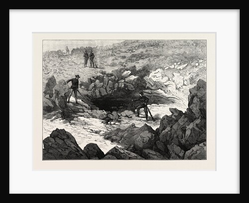 Entrance to Captain Jack's Cave, 1873 by Anonymous