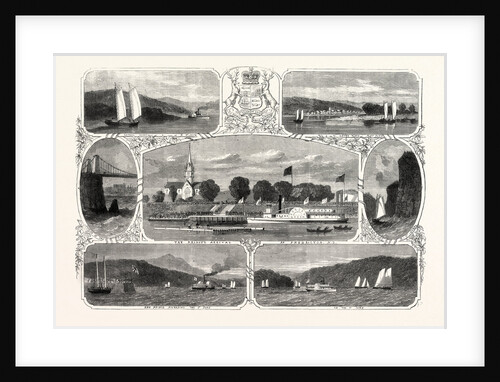 Progress of the Prince of Wales in British North America, Canada, 1860 by Anonymous