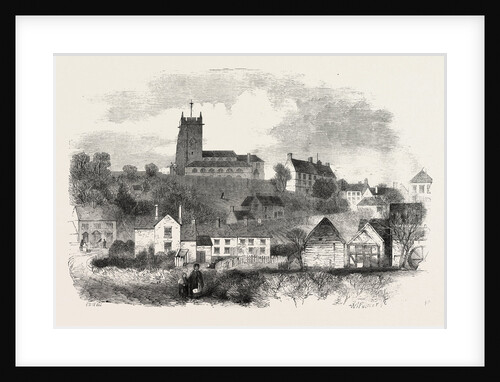 Market Drayton, Shropshire, UK, 1860 by Anonymous